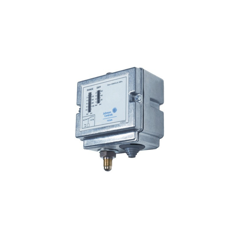 Presostato bp sty5 1/4 sae contacto spdt- JOHNSON CONTROLS - P77AAA-9300