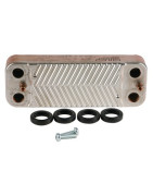 Intercambiador sanitario- DIFF pour Saunier Duval - S1016600