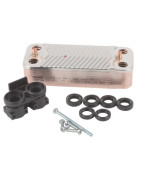 Intercambiador sanitario 16 placas- DIFF pour Chaffoteaux - 61302409-01