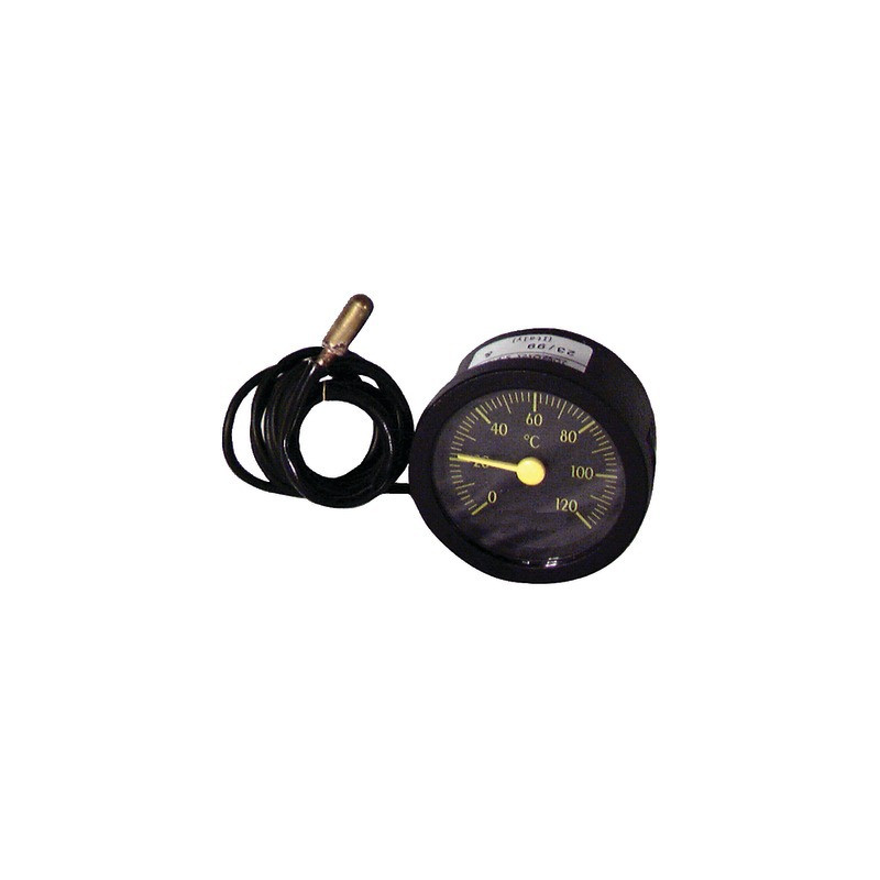 Termómetro redondo 0° a +120°C Ø43mm cap 1500vaina- DIFF - 606043