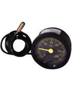 Termómetro redondo 0° a +120°C Ø43mm cap 1500vaina- DIFF - 606043