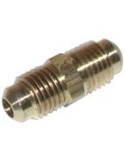 Nipple igual flare M1/4"- DIFF - 608323  - (X6)