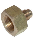 Racor flare adaptador M5/8''xH18x150- DIFF - 609003