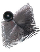 Deshollinador acero templado con bola 250 x 250- DIFF - 904232