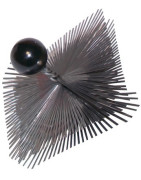 Deshollinador Acero templado con bola 225 x 225- DIFF - 904235