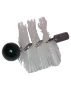 Deshollinador nylon con bola Ø125mm- DIFF - 904248