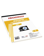 Carnet de attestación de gas- ISOCLEAR - 904378