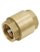 Válvula retencion cualquier posicion de latón obturador nilón 1"1/4- DIFF - 110240
