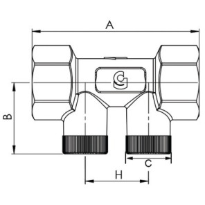 Válvula de retencion nf de control de polucion hosta 3/4" HH- DIFF - 110305