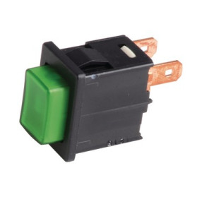 Botón pulsador L4 N/VERDE- DIFF pour De Dietrich Chappée - V15804542