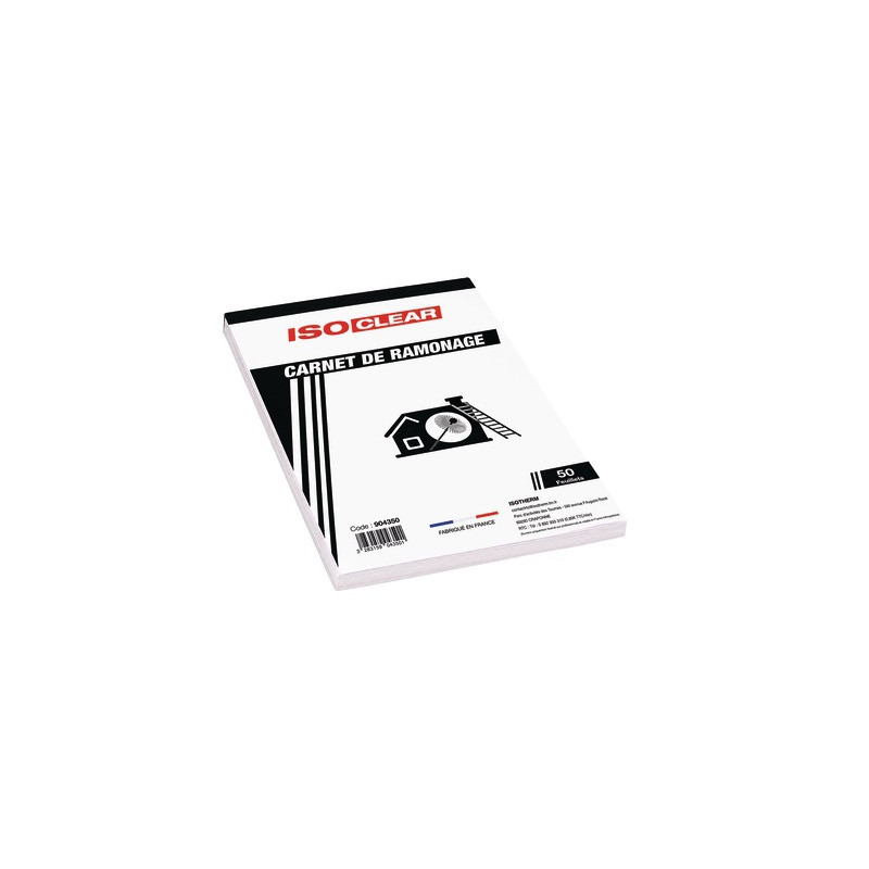 Carnet de deshollinaje- ISOCLEAR - 904350