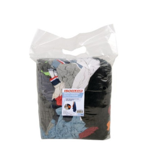 Paquete de 1kg de trapo textil- ISOCLEAR - 904670